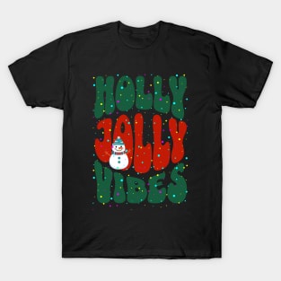 Holly Jolly Vibes Christmas T-Shirt